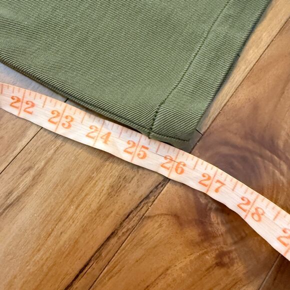 Women Anthropologie The Essential Slim Cargo Pants in Moss Green Size 6 - Picture 5 of 9